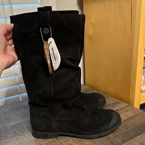 NWT Birkenstock Black Suede Mid-Calf Boots